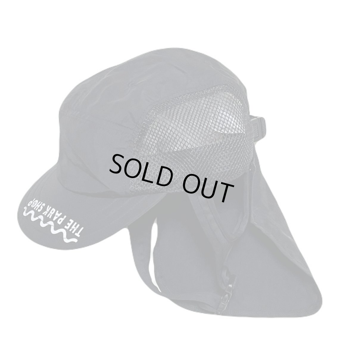 画像1: THE PARK SHOP ザ・パークショップ WATERBOY CAP(水陸両用) black (1)