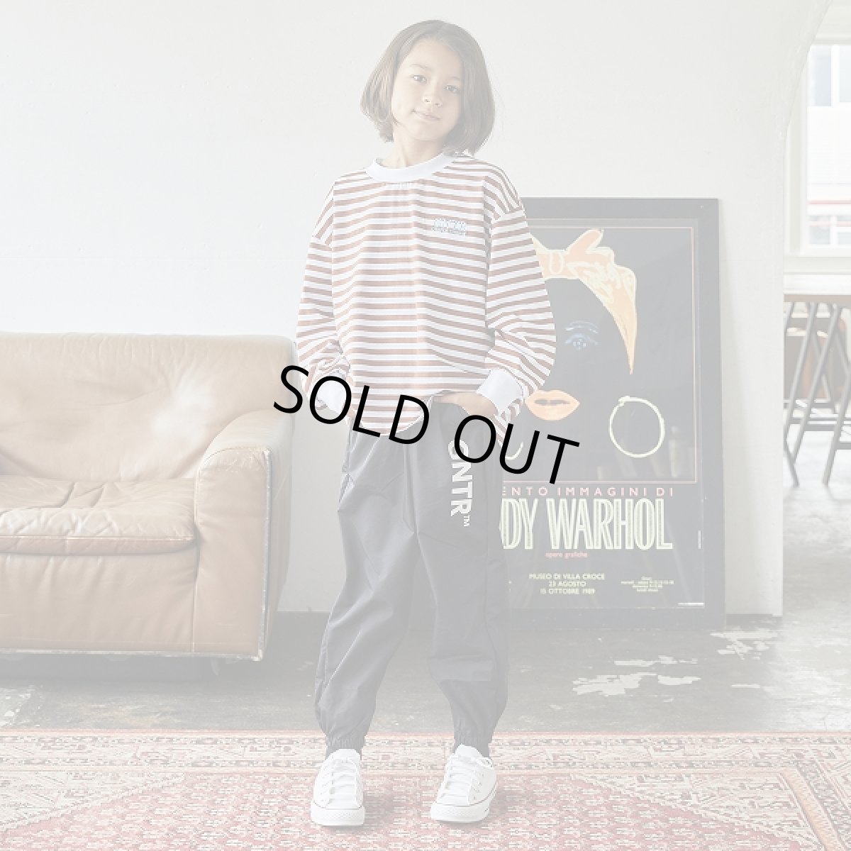 画像2: GENERATOR ジェネレーター ナイロン裾ゴムパンツ BK/ブラック (2)