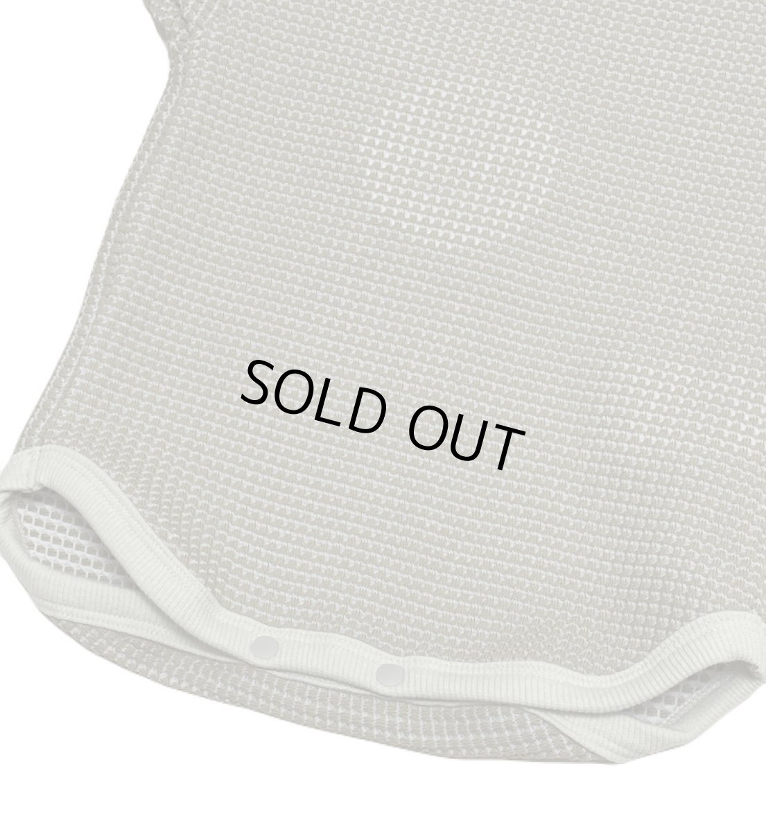 画像6: MOUN TEN. マウンテン baby bicolor waffle raglan T sand x ecru (70cm〜80cm) (6)