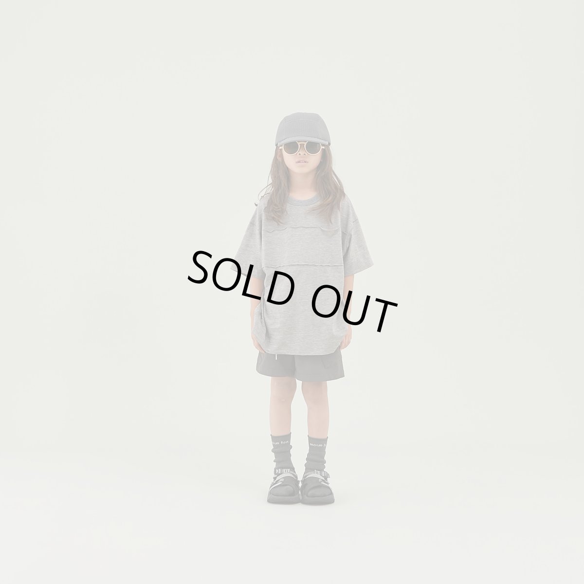 画像3: MOUN TEN. マウンテン slub pocket T (organic cotton) gray (110cm〜140cm) (3)