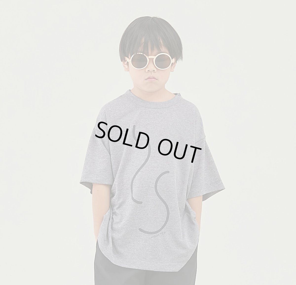 画像1: MOUN TEN. マウンテン ’25 cool T gray (110cm〜140cm) (1)