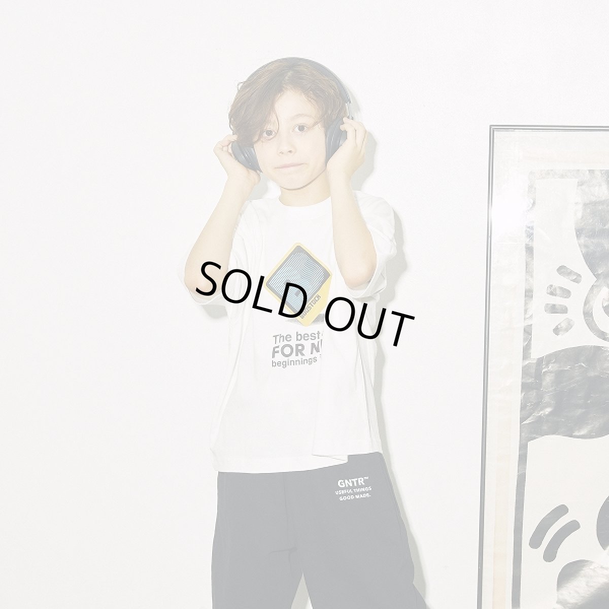 画像1: BOOSTOCK ブーストック NEW Tシャツ WHITE (110cm〜170cm) (1)