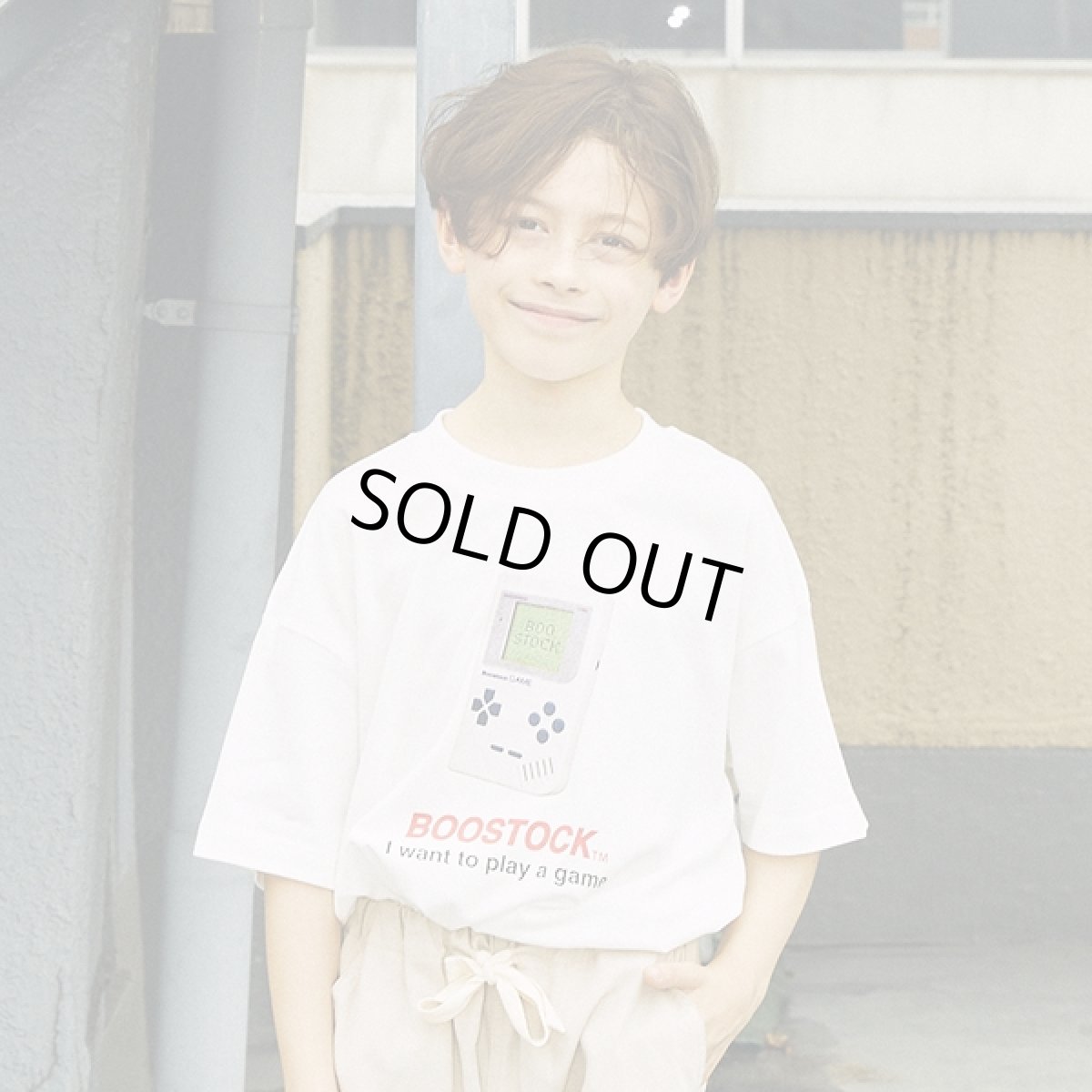 画像1: BOOSTOCK ブーストック GAME Tシャツ WHITE (110cm〜170cm) (1)