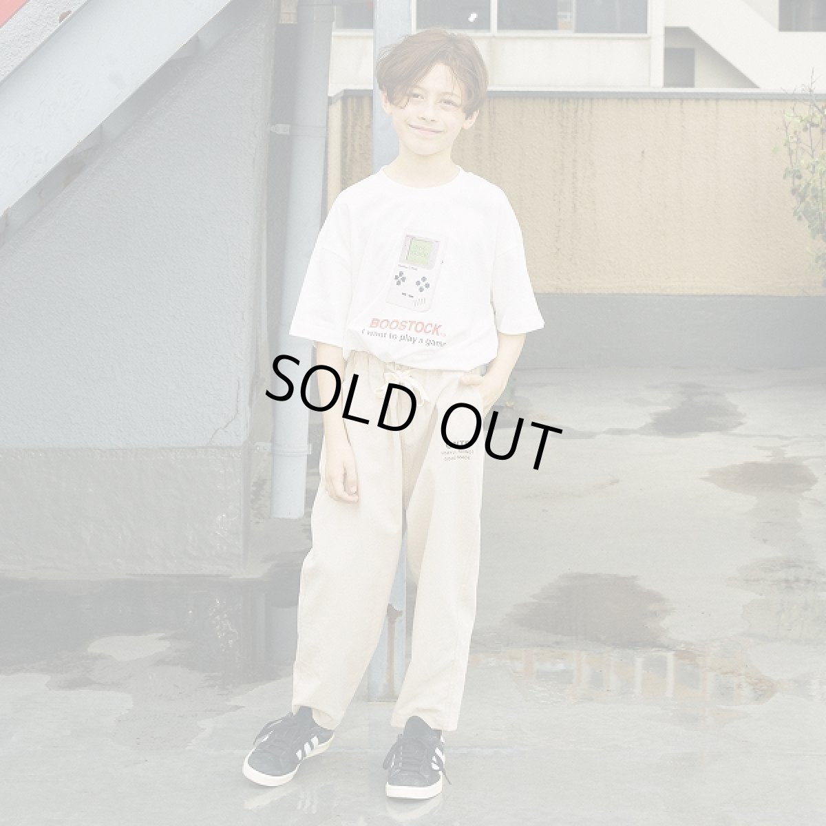 画像7: BOOSTOCK ブーストック GAME Tシャツ WHITE (110cm〜170cm) (7)