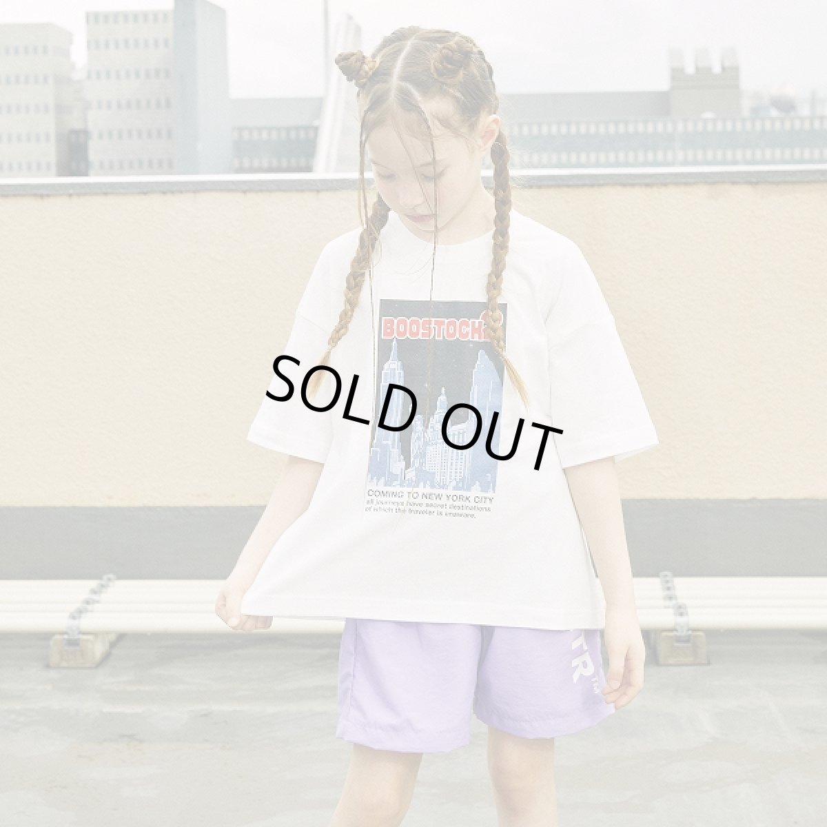 画像9: BOOSTOCK ブーストック NEWYORK Tシャツ WHITE (110cm〜170cm) (9)