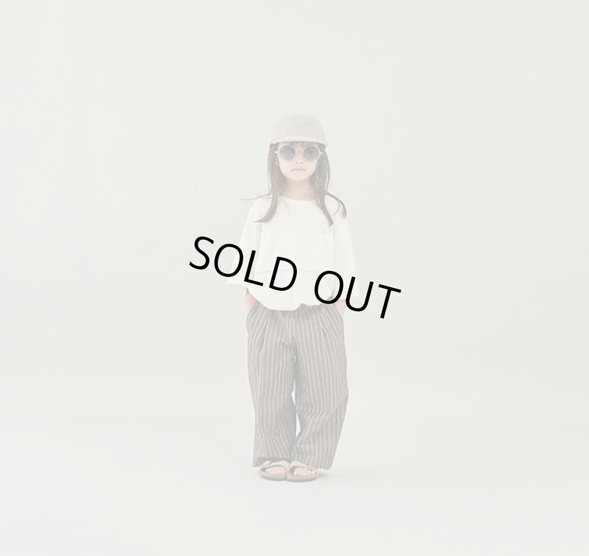 画像6: MOUN TEN. マウンテン linen blend 1tuck wide pants brown stripe 0(145-155cm) (6)