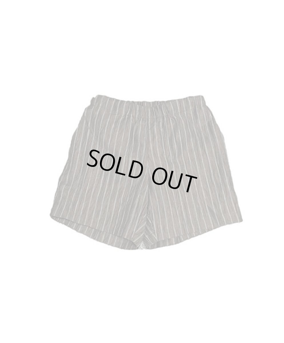 画像2: MOUN TEN. マウンテン linen blend shorts brown stripe (110cm〜140cm) (2)