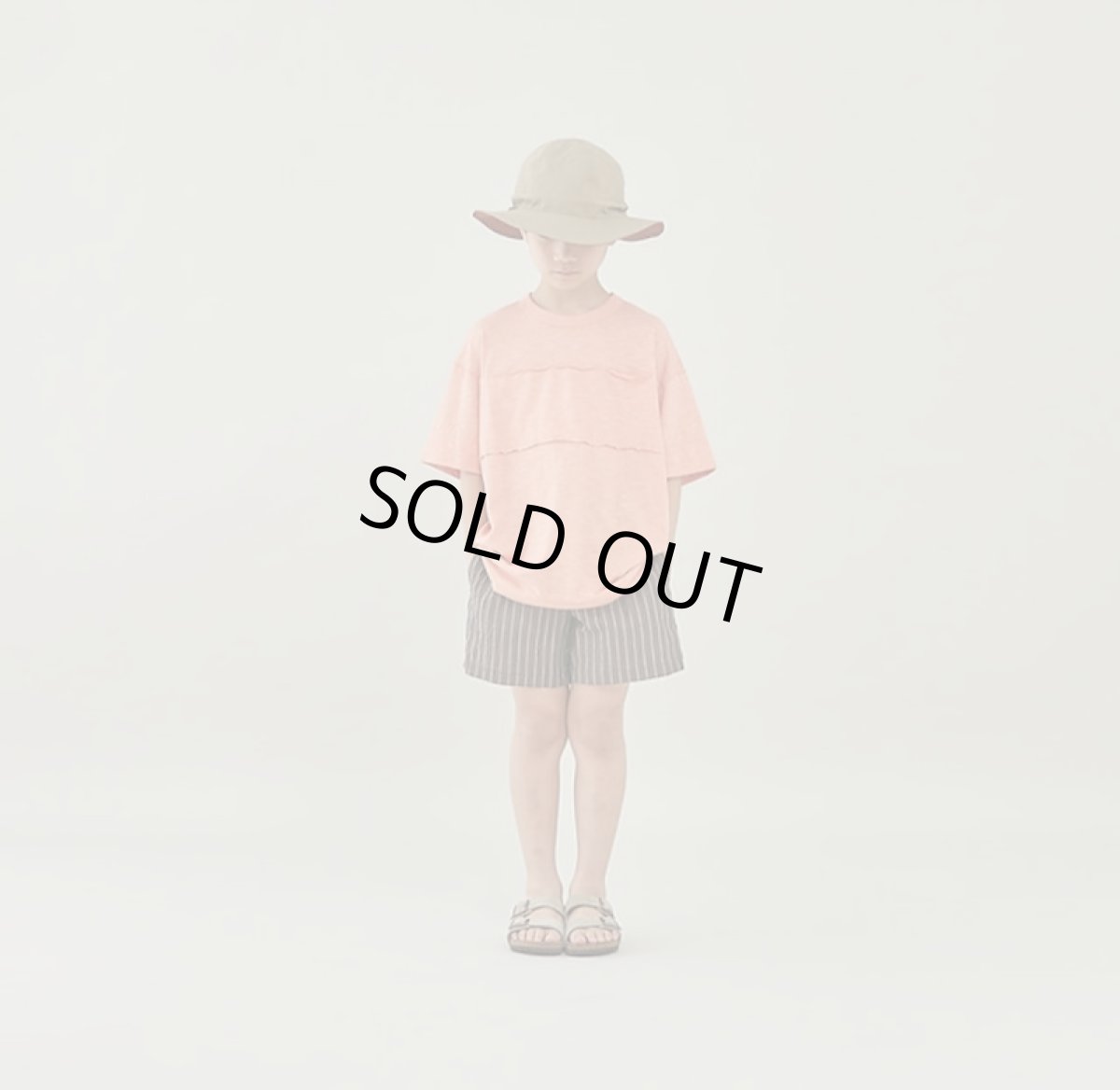 画像6: MOUN TEN. マウンテン linen blend shorts brown stripe (110cm〜140cm) (6)