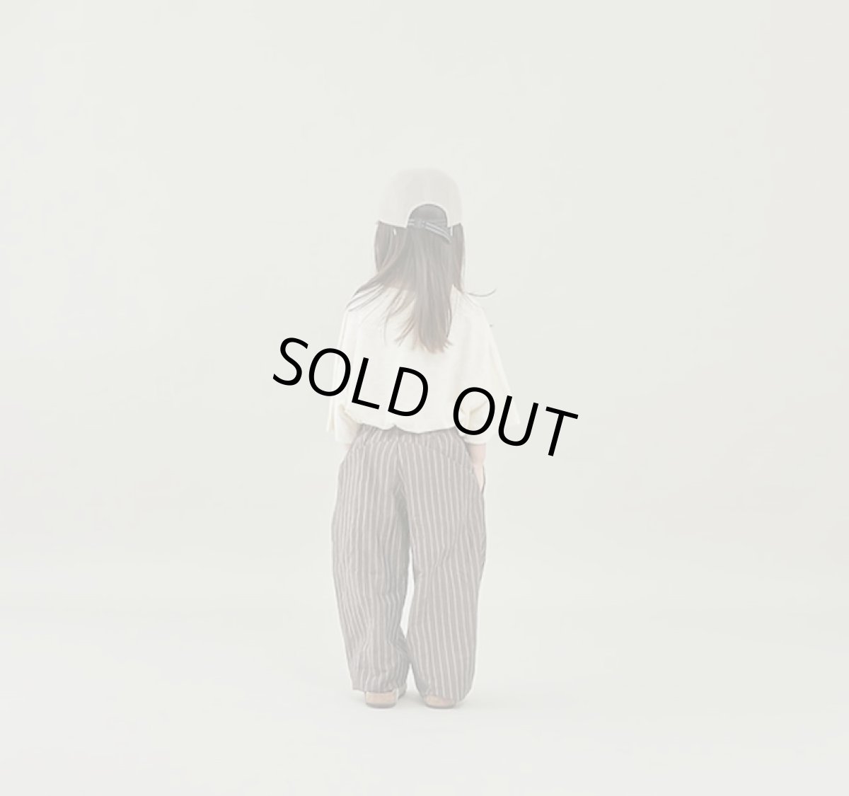 画像7: MOUN TEN. マウンテン linen blend 1tuck wide pants brown stripe 0(145-155cm) (7)