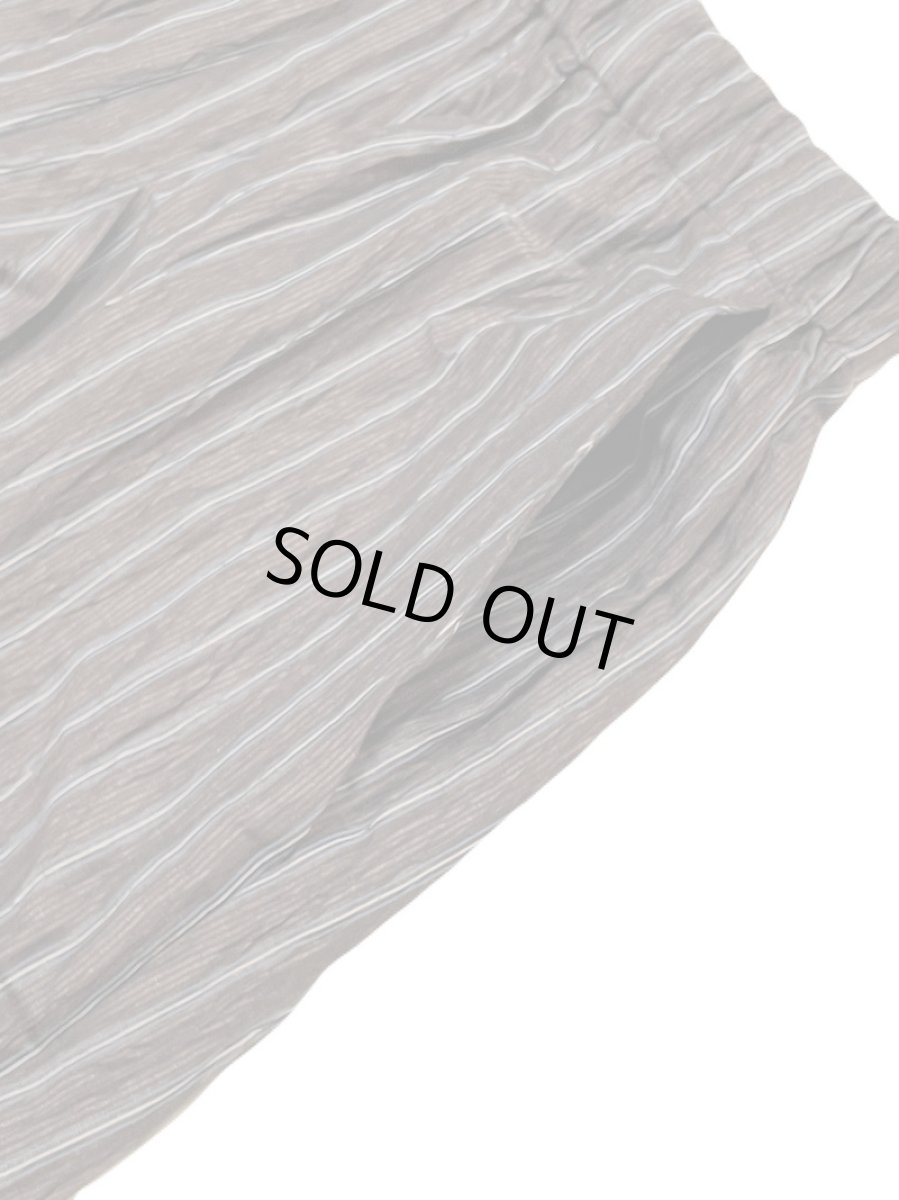 画像3: MOUN TEN. マウンテン linen blend shorts brown stripe (110cm〜140cm) (3)