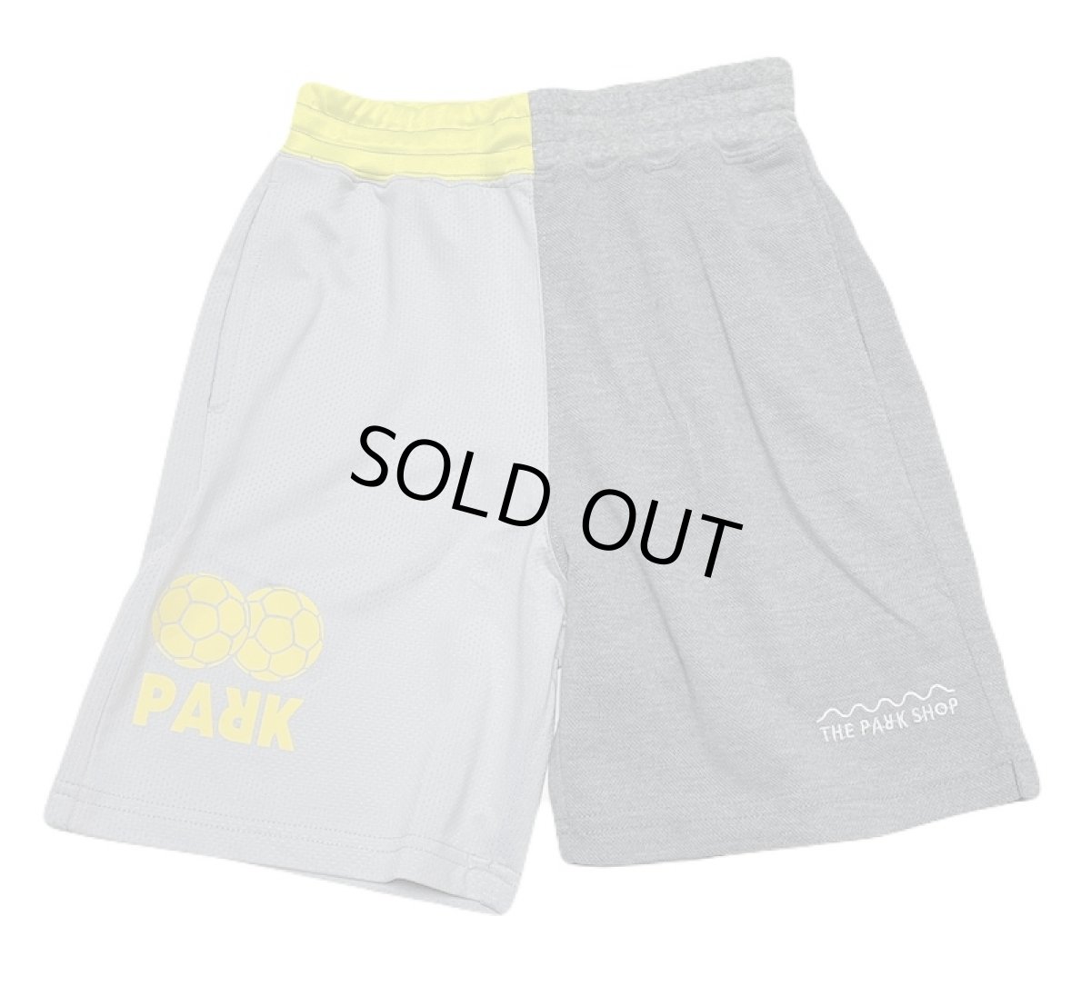 画像1: THE PARK SHOP ザ・パークショップ  SOCCER TENNIS SHORTS gray (125cm〜165cm) (1)