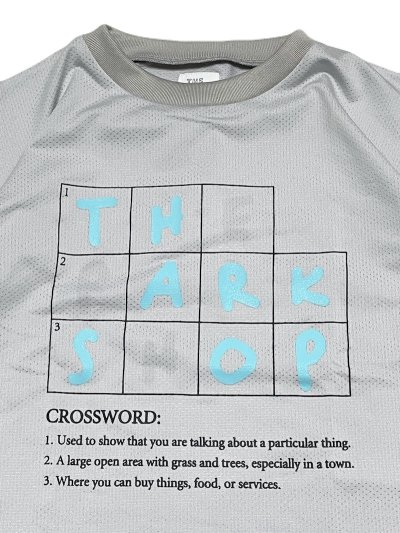 画像1: THE PARK SHOP ザ・パークショップ  CROSSWORD MESH TEE (125cm〜165cm)