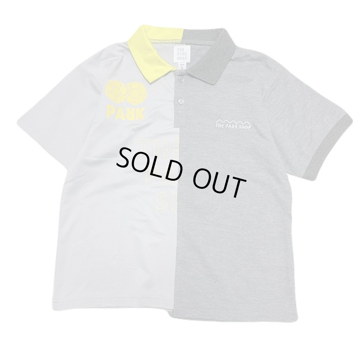 画像1: THE PARK SHOP ザ・パークショップ  SOCCER TENNIS POLO gray (125cm〜165cm) (1)