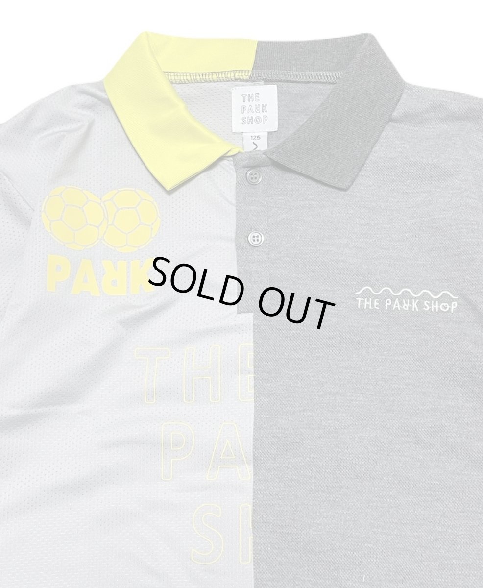 画像2: THE PARK SHOP ザ・パークショップ  SOCCER TENNIS POLO gray (125cm〜165cm) (2)