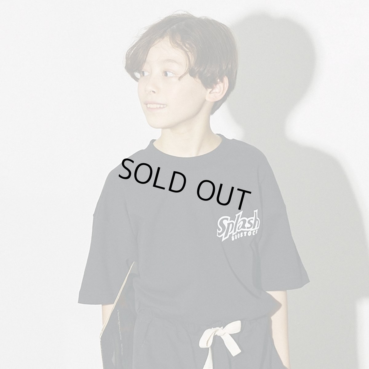 画像6: BOOSTOCK ブーストック splash Tシャツ BLACK (110cm〜170cm) (6)