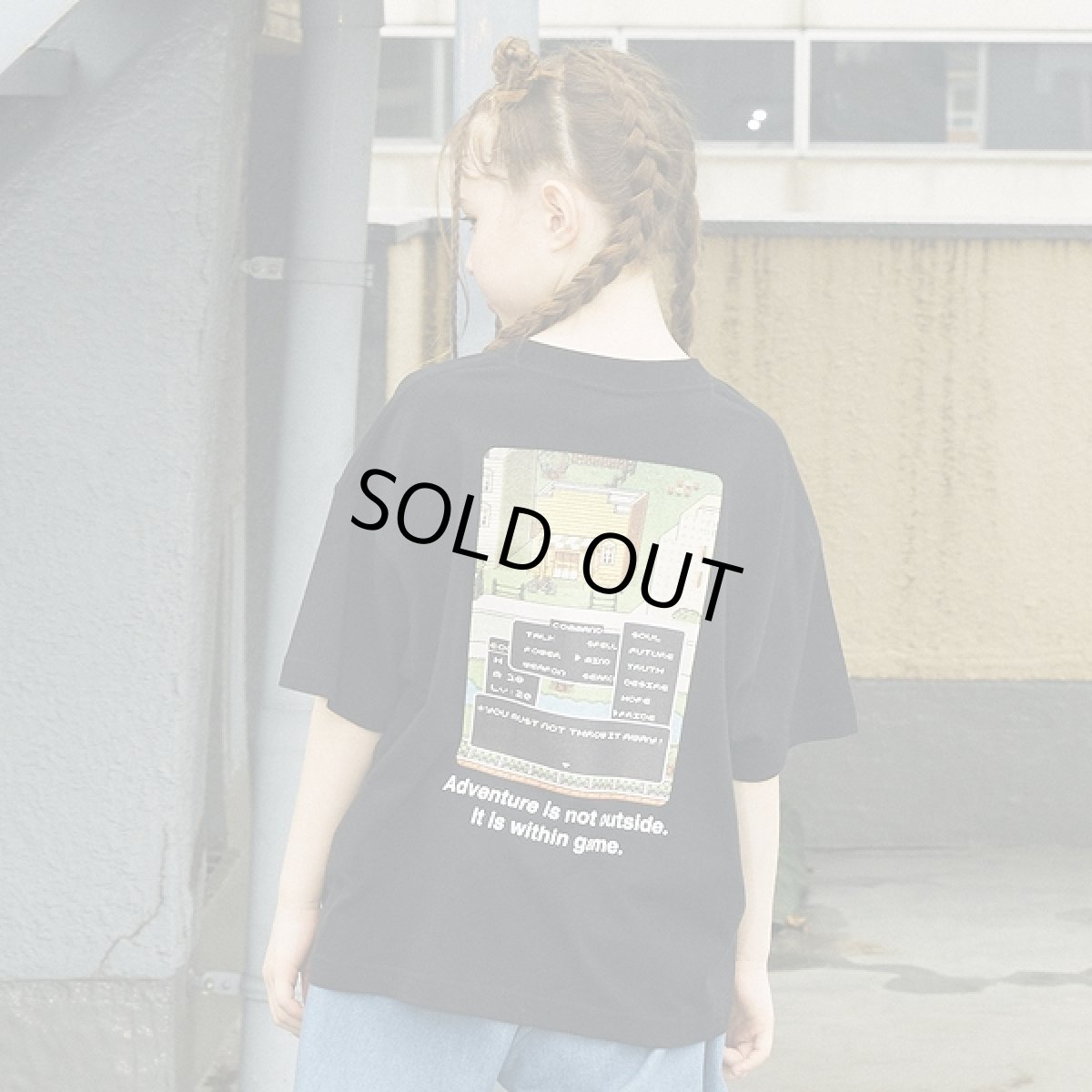 画像1: BOOSTOCK ブーストック RPG Tシャツ BLACK (110cm〜170cm) (1)