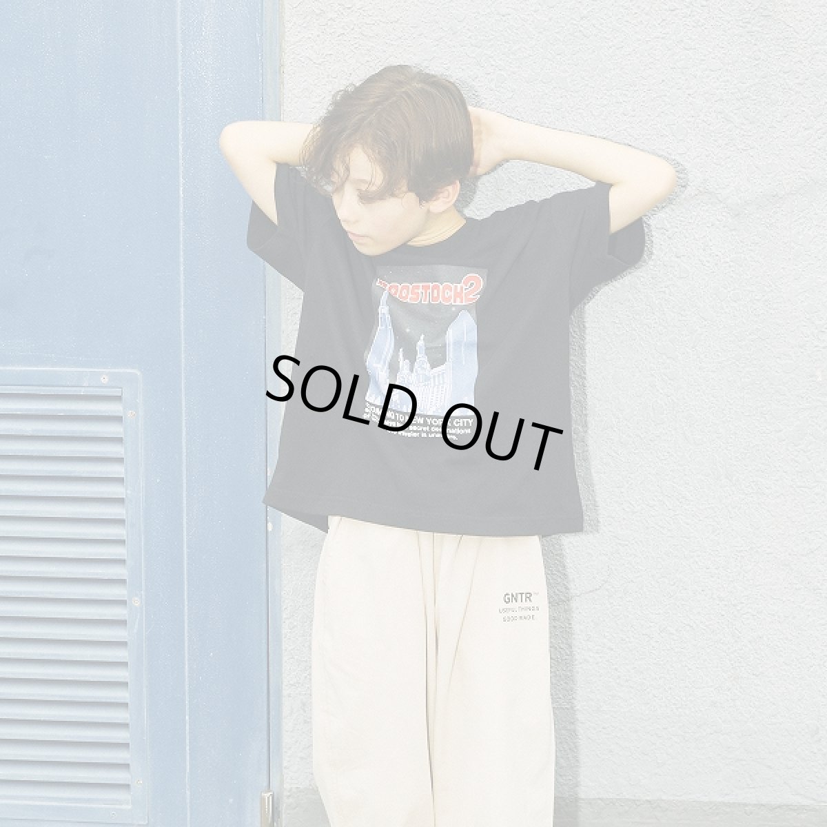 画像1: BOOSTOCK ブーストック NEWYORK Tシャツ BLACK (110cm〜170cm) (1)