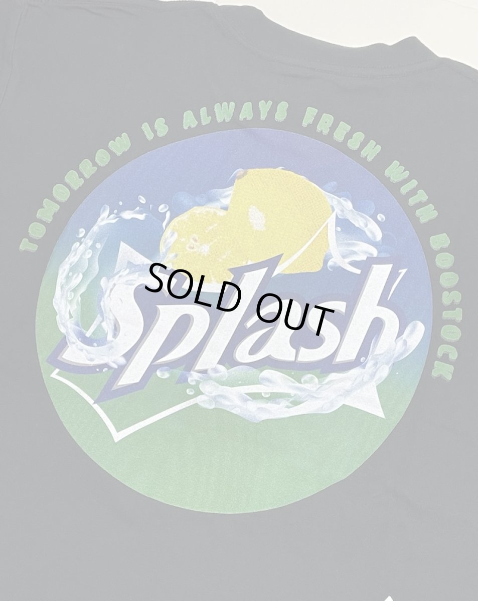 画像2: BOOSTOCK ブーストック splash Tシャツ BLACK (110cm〜170cm) (2)