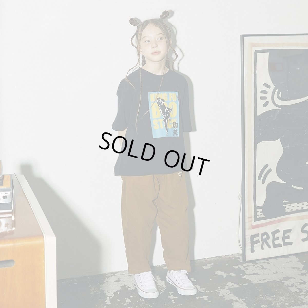 画像8: BOOSTOCK ブーストック KUNGFU Tシャツ BLACK (110cm〜170cm) (8)