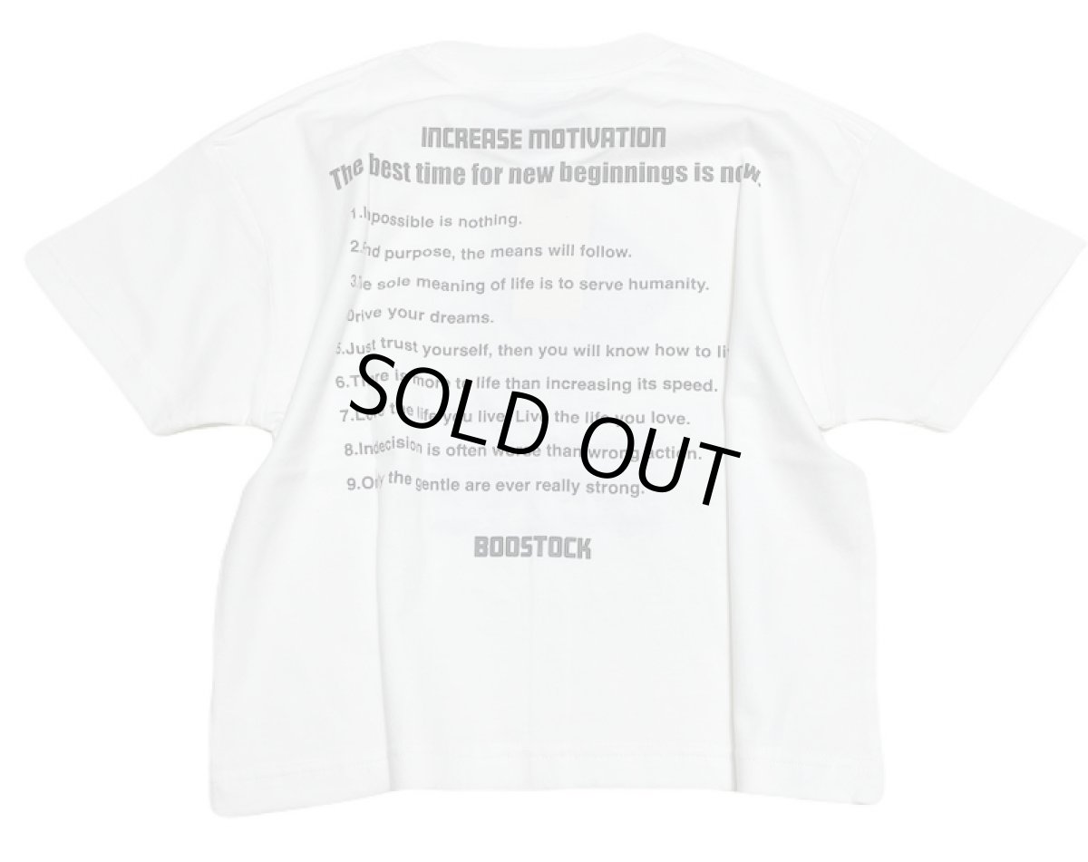 画像4: BOOSTOCK ブーストック NEW Tシャツ WHITE (110cm〜170cm) (4)