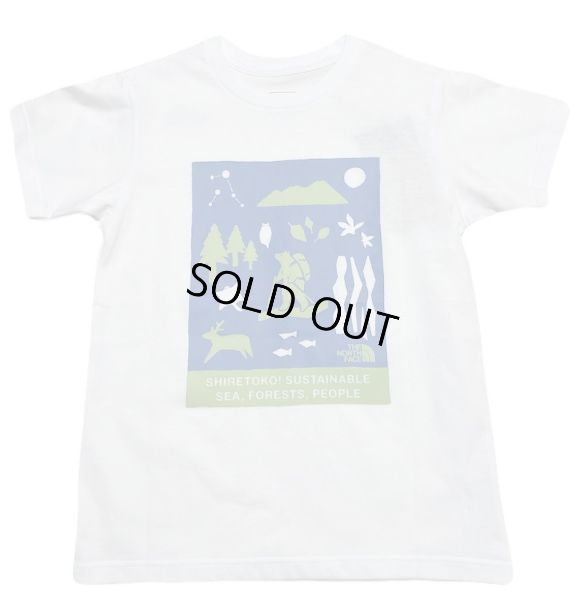 画像1: 【SALE40%OFF】THE NORTH FACE ショートスリーブシレトコトコティー キッズ 130cm-160cm (1)