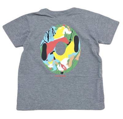 画像1: THE NORTH FACE kids T S/S ES CIRCU Tee トドラーショートスリーブ ES サーキュレーションティー（キッズ） ミックスグレー・Z (100cm〜120cm)