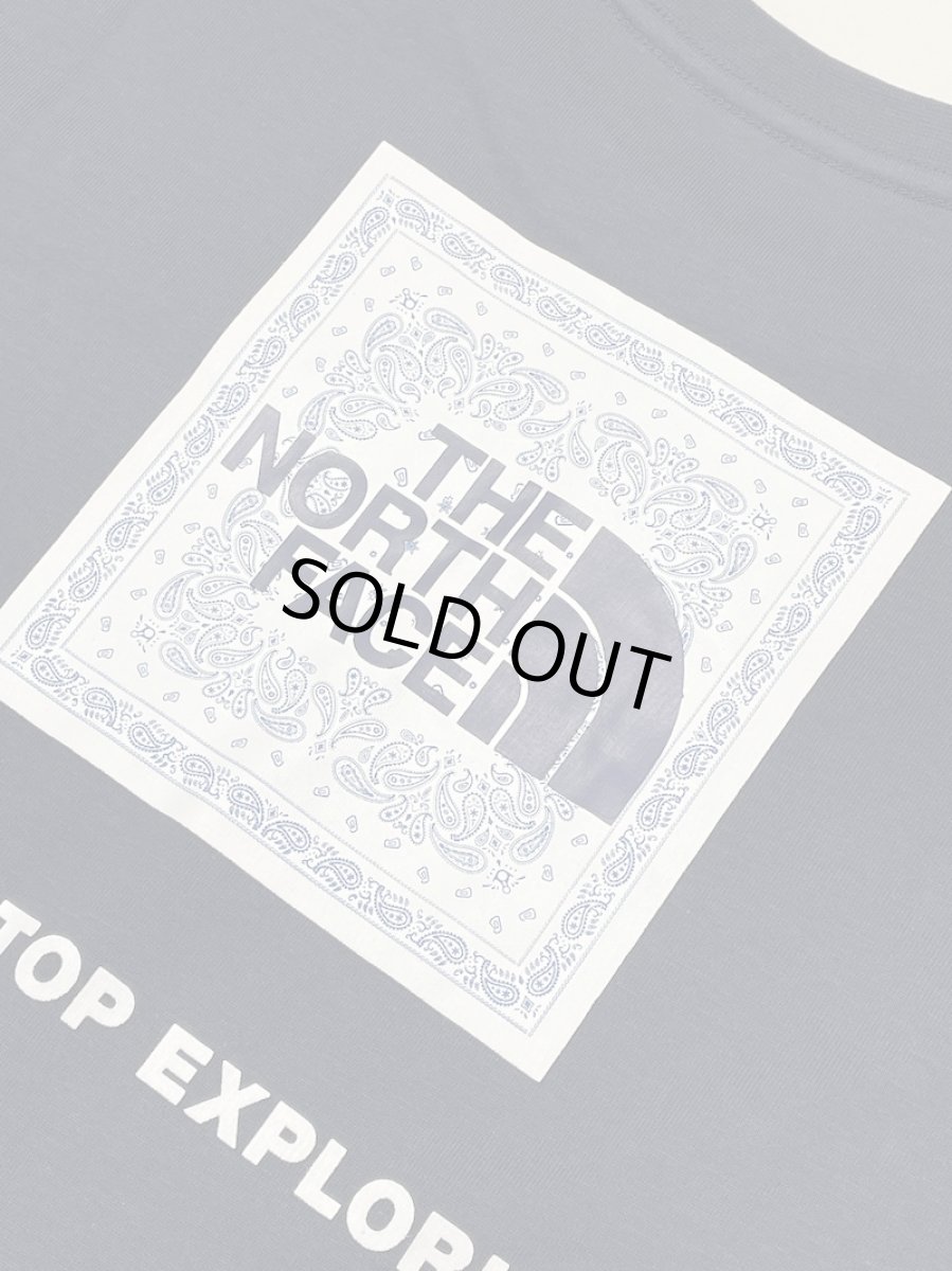 画像2: THE NORTH FACE ショートスリーブバンダナスクェアロゴティー キッズ 130cm-160cm (2)