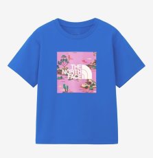 画像1: THE NORTH FACE kids T S/S Sunshade Graphic Tee トドラーショートスリーブサンシェードグラフィックティー（キッズ）ヒーローブルー・HB (130cm〜160cm) (1)