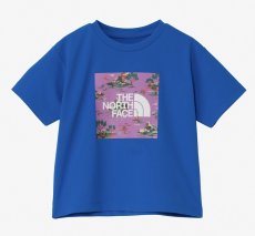 画像1: THE NORTH FACE kids T S/S Sunshade Graphic Tee トドラーショートスリーブサンシェードグラフィックティー（キッズ）ヒーローブルー・HB (100cm〜120cm) (1)