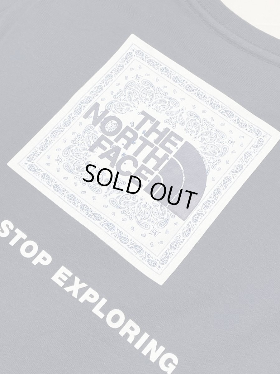 画像2: THE NORTH FACE トドラーショートスリーブバンダナスクェアロゴティー キッズ 100cm-120cm (2)