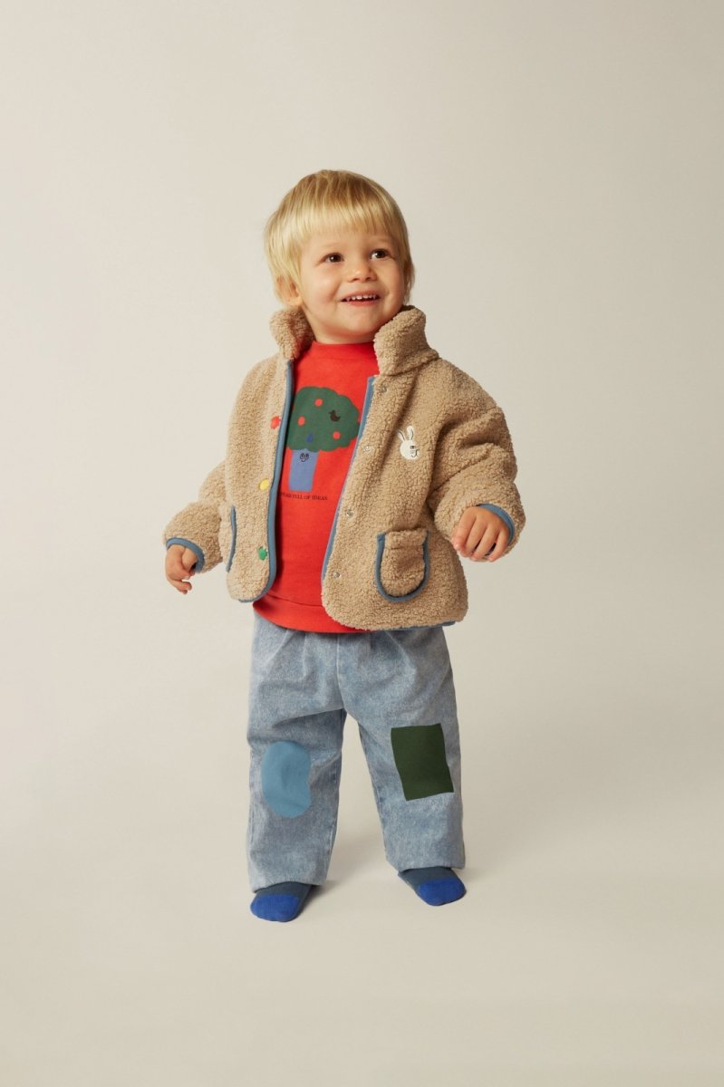 画像2: The Campamento ザ・カンパメント ECRU TEDDY BABY JACKET (2)