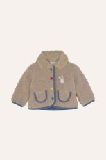 画像1: The Campamento (カンパメント) ECRU TEDDY BABY JACKET (1)