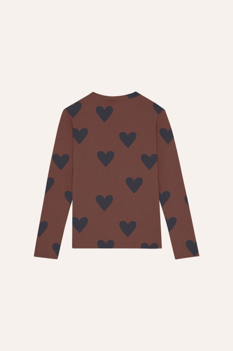 画像4: The Campamento ザ・カンパメント HEARTS BROWN TSHIRT (4)
