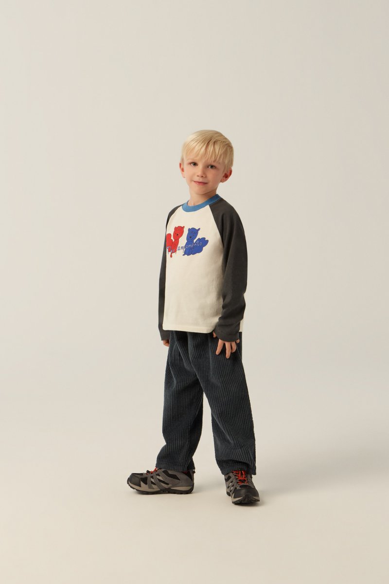 画像2: The Campamento ザ・カンパメント SQUIRRELS COLOR BLOCK TSHIRT (2)