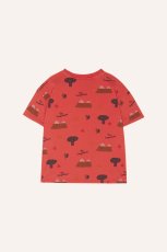 画像4: The Campamento (カンパメント) MOUNTAINS RED TSHIRT (4)