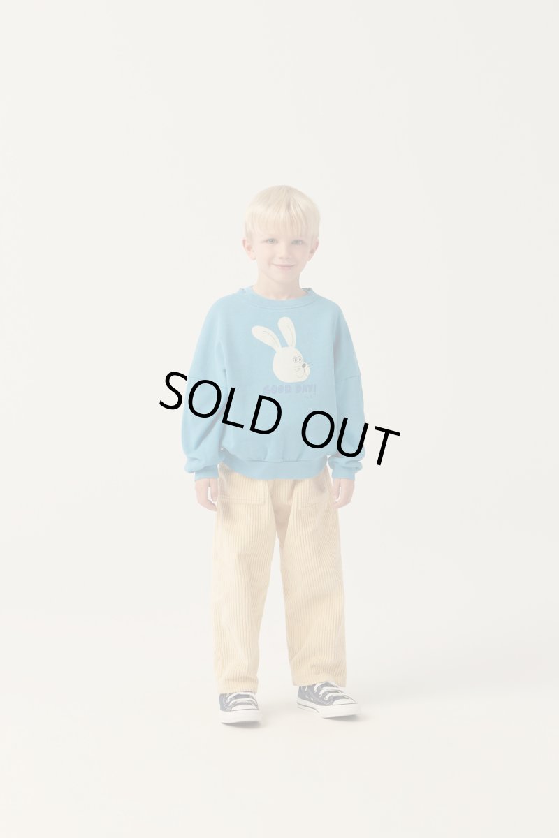 画像2: 【SALE40%OFF】The Campamento ザ・カンパメント RABBIT BLUE SWEATSHIRT (2)