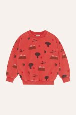画像1: The Campamento (カンパメント) Mountains Red Sweatshirt (1)