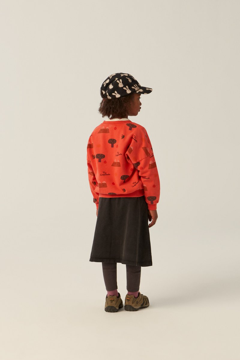 画像3: The Campamento ザ・カンパメント Mountains Red Sweatshirt (3)