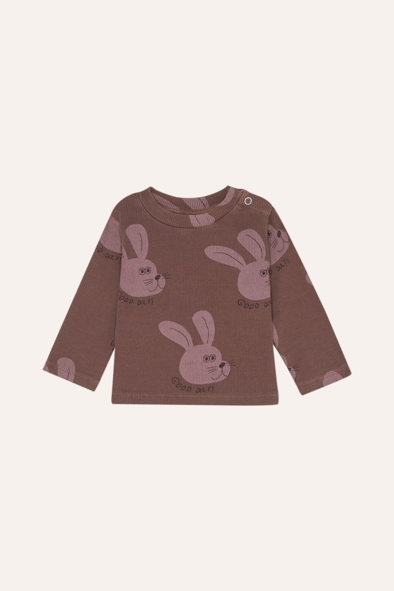 画像1: The Campamento (カンパメント) Rabbit Brown Baby Tshirt (1)