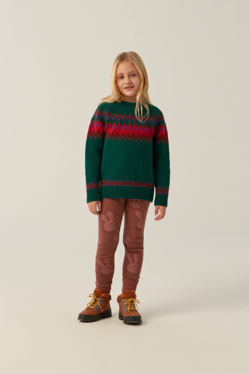 画像2: The Campamento ザ・カンパメント Rabbit Brown Leggings (2)