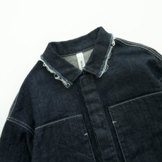 画像9: MOUN TEN. マウンテン denim work blouson(organic cotton) 0(145-155cm) (9)