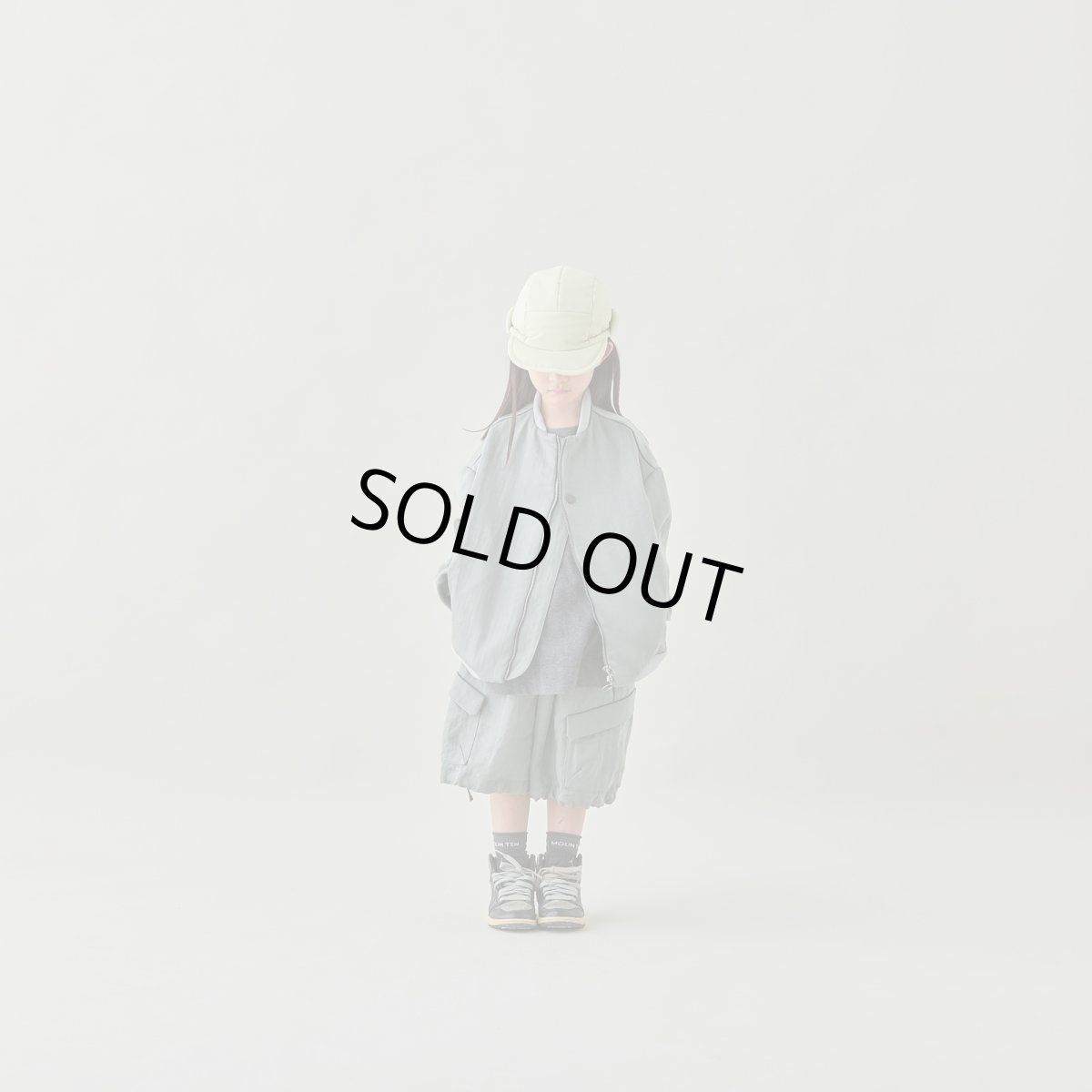 画像2: MOUN TEN. マウンテン bright twill zip blouson 110cm-140cm (2)