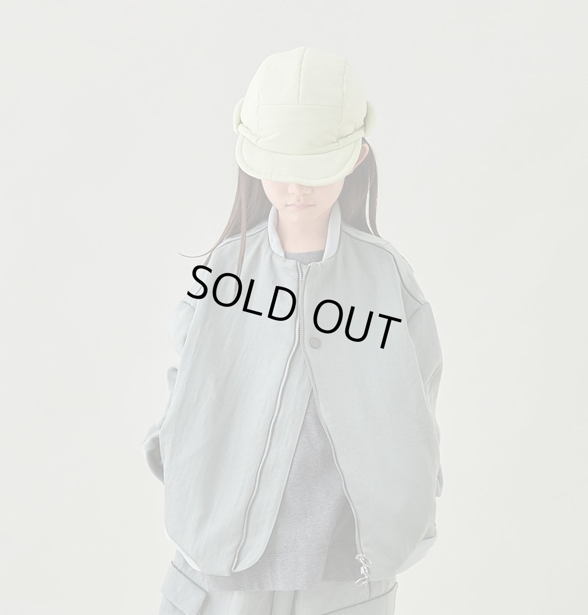 画像1: MOUN TEN. マウンテン bright twill zip blouson 110cm-140cm (1)