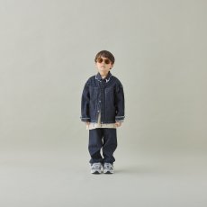 画像3: MOUN TEN. マウンテン denim work blouson(organic cotton) 0(145-155cm) (3)