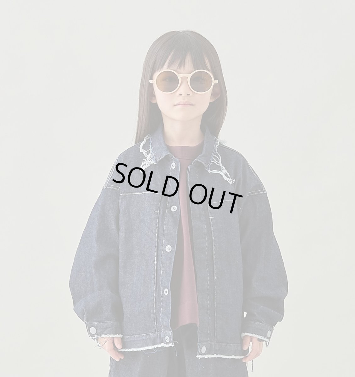 画像2: MOUN TEN. マウンテン denim work blouson(organic cotton) 0(145-155cm) (2)