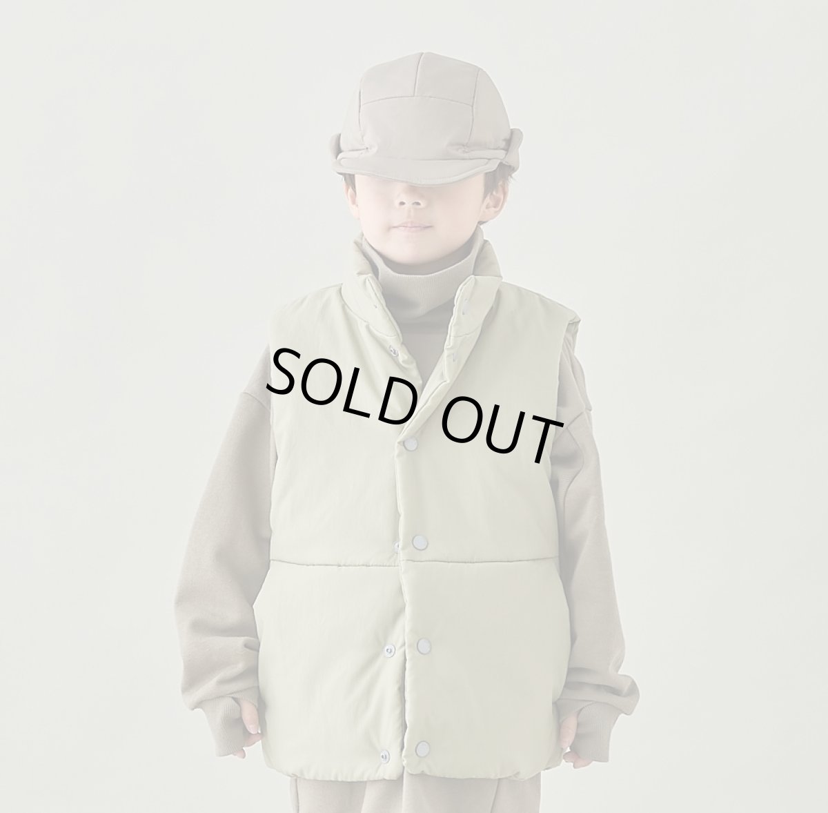 画像1: 【SALE60%OFF】MOUN TEN. マウンテン puff vest 110cm-140cm (1)