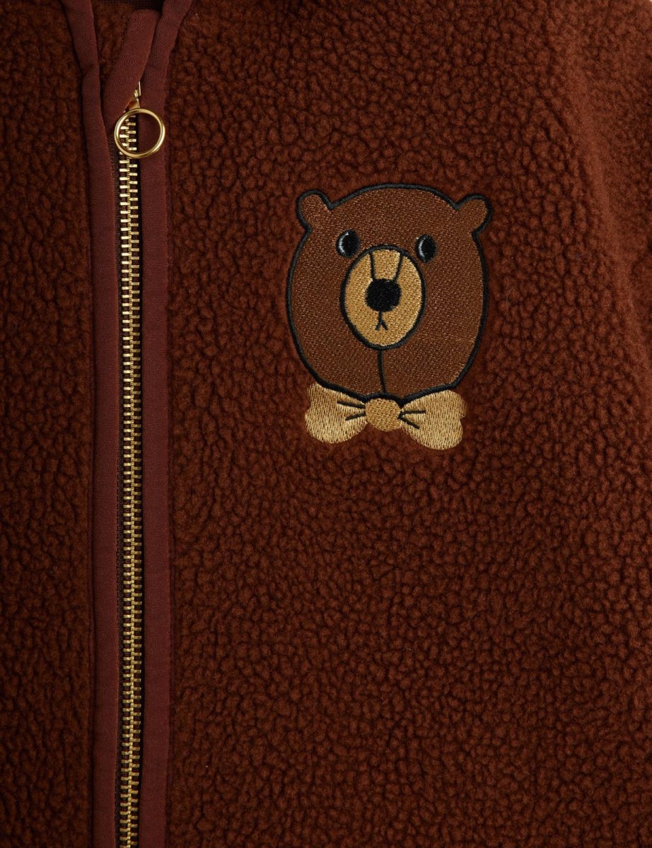 画像7: Mini Rodini ミニロディー二 BEAR PILE JACKET (7)