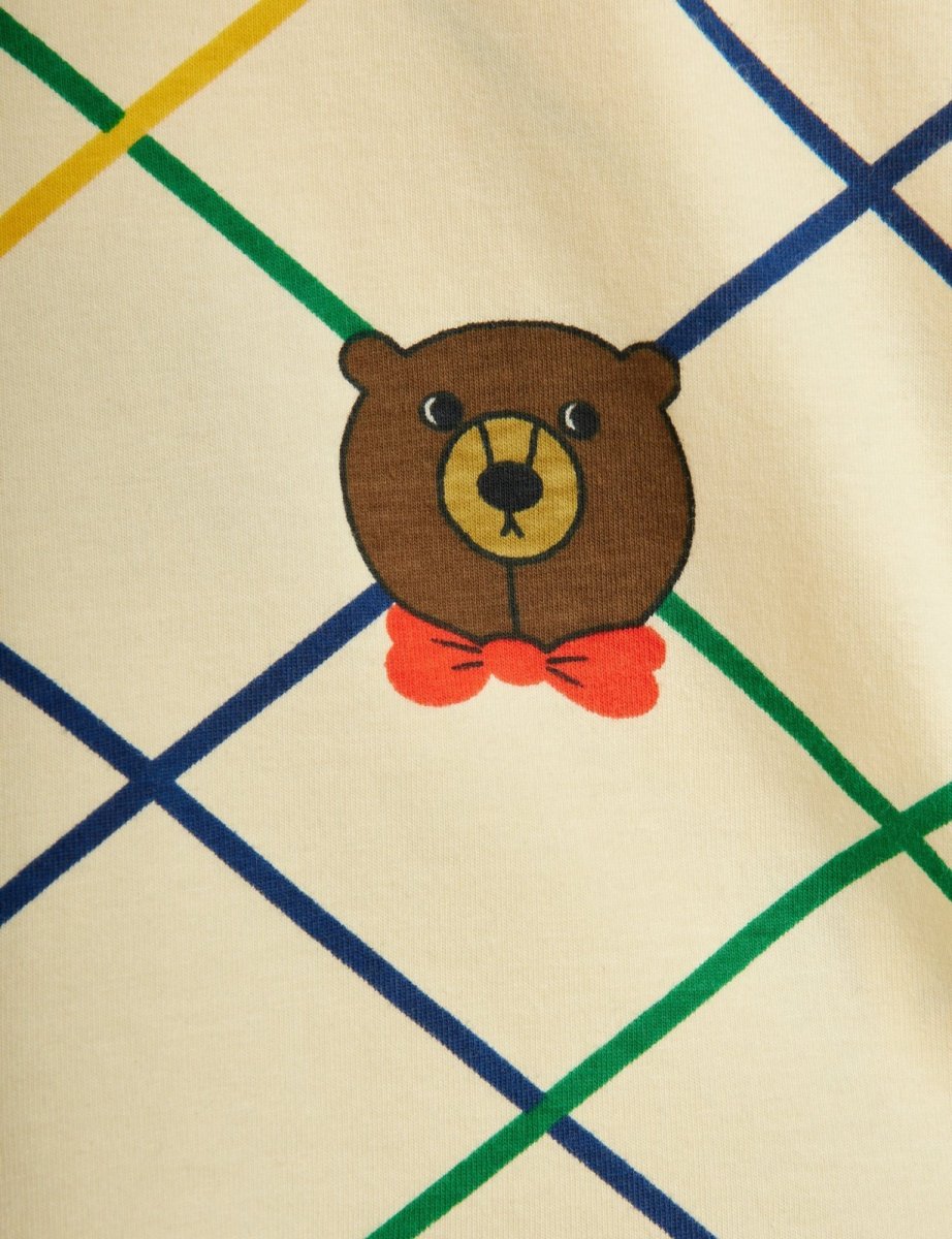 画像4: Mini Rodini ミニロディー二 BEAR CHECK LONG SLEEVE T-SHIRT  (4)