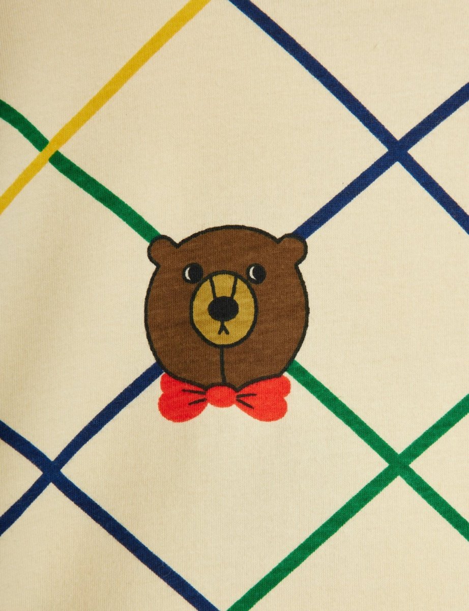 画像4: Mini Rodini ミニロディー二 BEAR CHECK T-SHIRT  (4)