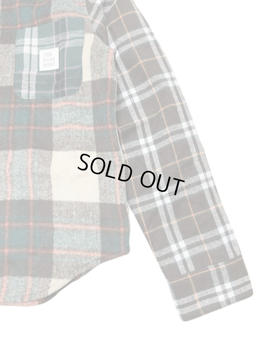 画像4: 【SALE30%OFF】THE PARK SHOP ザ・パークショップ CRAZY CHECK SHIRTS (4)